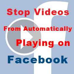 How to stop videos from automatically playing on facebook